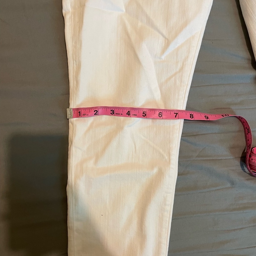 Abercrombie & Fitch skinny white jeans/ 32 SHORT - Picture 7 of 9